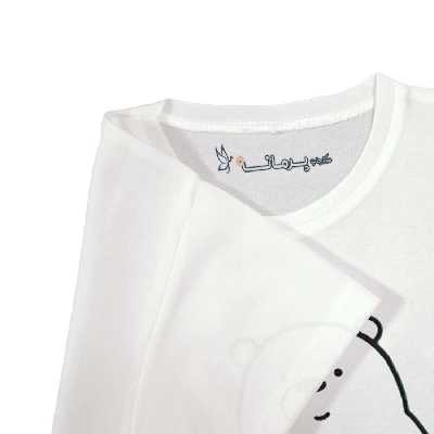 تی شرت بچگانه پرمانه طرح خرس های کله فندقی کد pmt.5536