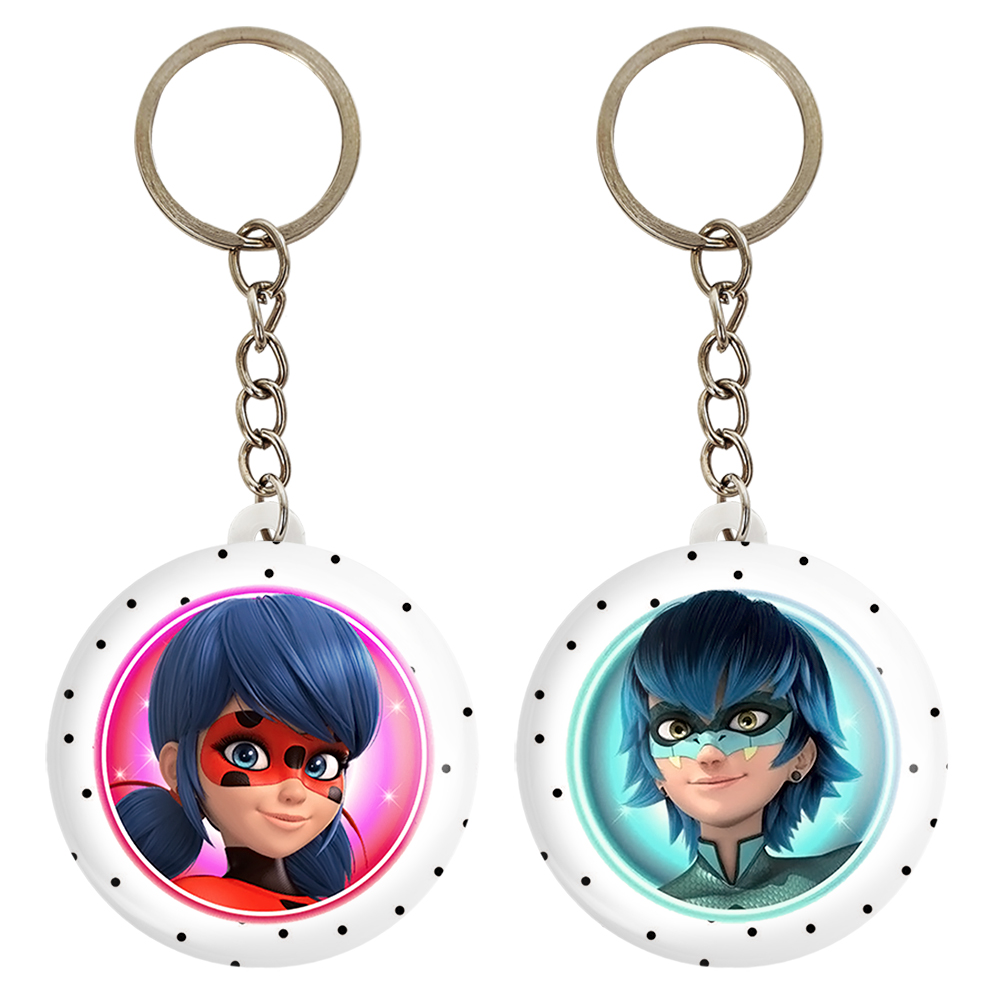 جاکلیدی خندالو مدل دختر کفشدوزکی کد 35503551 مجموعه 2 عددی