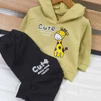 ست هودی و شلوار جنس پنبه دورس سایز دقیق در قسمت توضیحات موجوده سایز 45