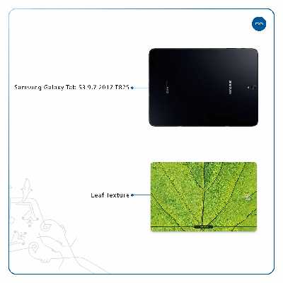 برچسب پوششی ماهوت مدل Leaf-Texture مناسب برای تبلت سامسونگ Galaxy Tab S3 9.7 2017 T825
