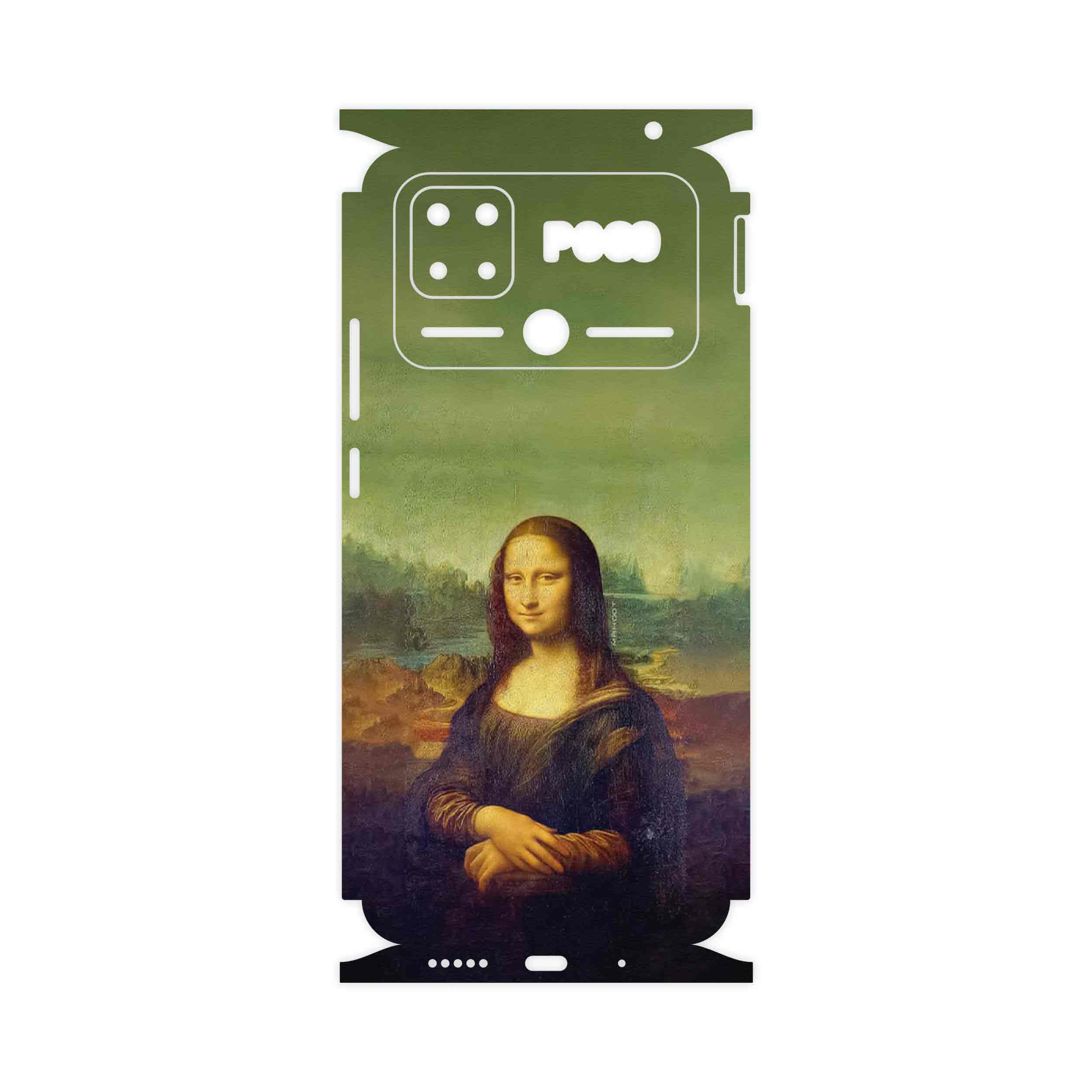برچسب پوششی ماهوت مدل Mona Lisa of da Vinci-FullSkin مناسب برای گوشی موبایل شیائومی Poco C40