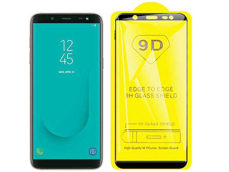 محافظ صفحه نمايش مدل 9D مناسب برای گوشی موبايل سامسونگ J7 Pro