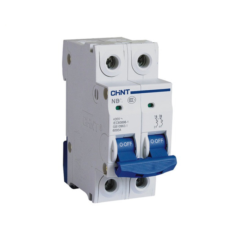 کلید مینیاتوری دوفاز 25 آمپر چانت مدل NB1H-C25-10K-2P