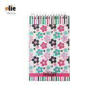 دفترچه یادداشت جلد سخت ایمان مدل گل گلی