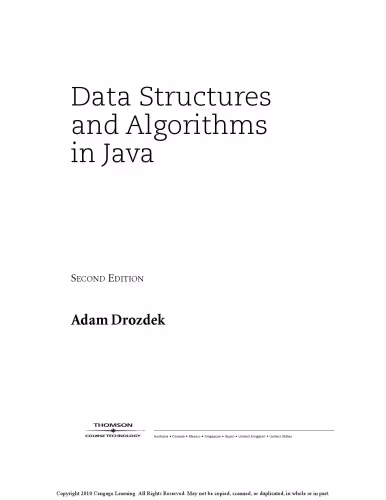 خرید و دانلود نسخه کامل کتاب Data structures and algorithms in Java