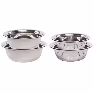 ست آبکش و لگن کد AL2628 مجموعه 4 عددی
