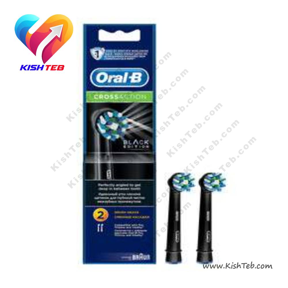سری یدک مسواک برقی اورال بی Cross Action Black