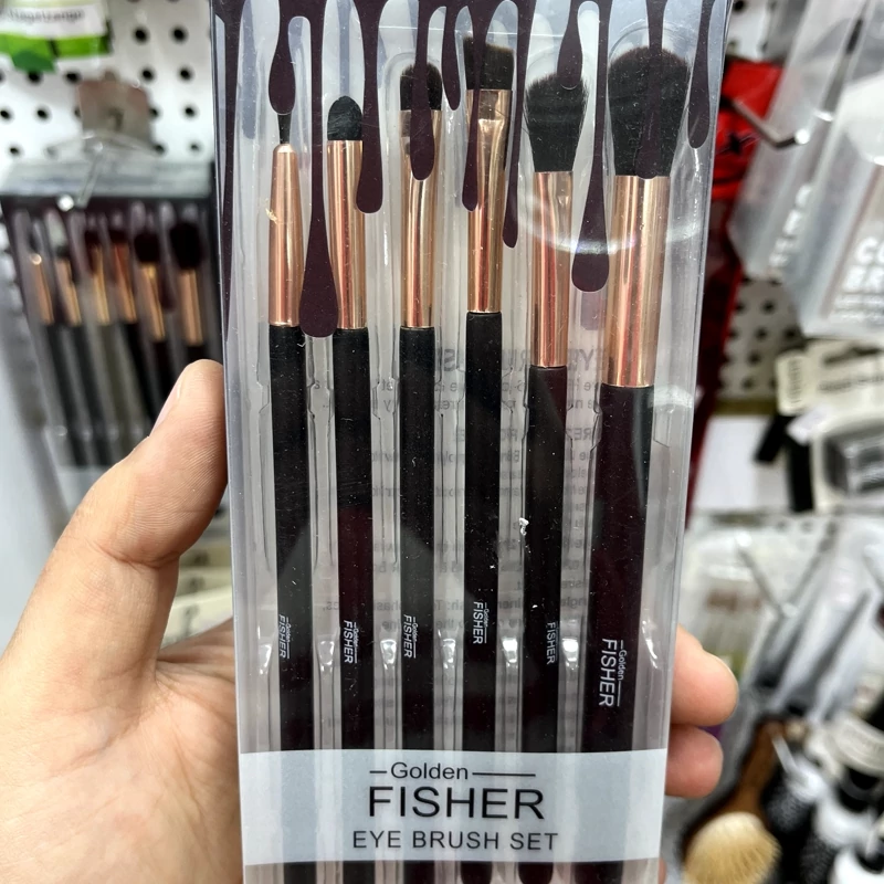 ست براش آرایش چشم 6 تایی گلدن فیشر | amazonchi