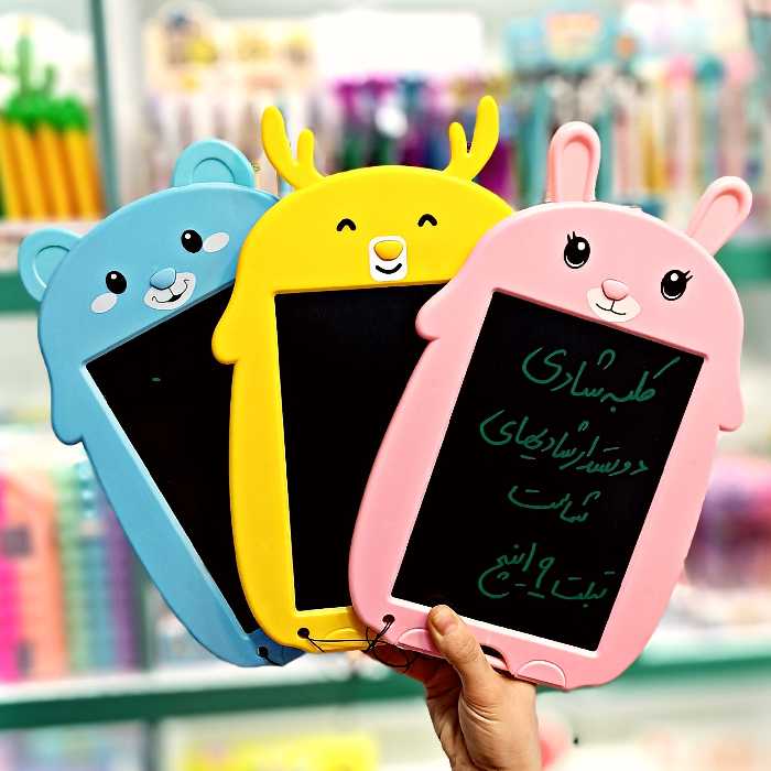 تبلت جادویی 9 اینچ طرح حیوانات کاغذ دیجیتالی کاغذ بی نهایت تبلت مغناطیسی تبلت نقاشی تبلت نوشتاری 