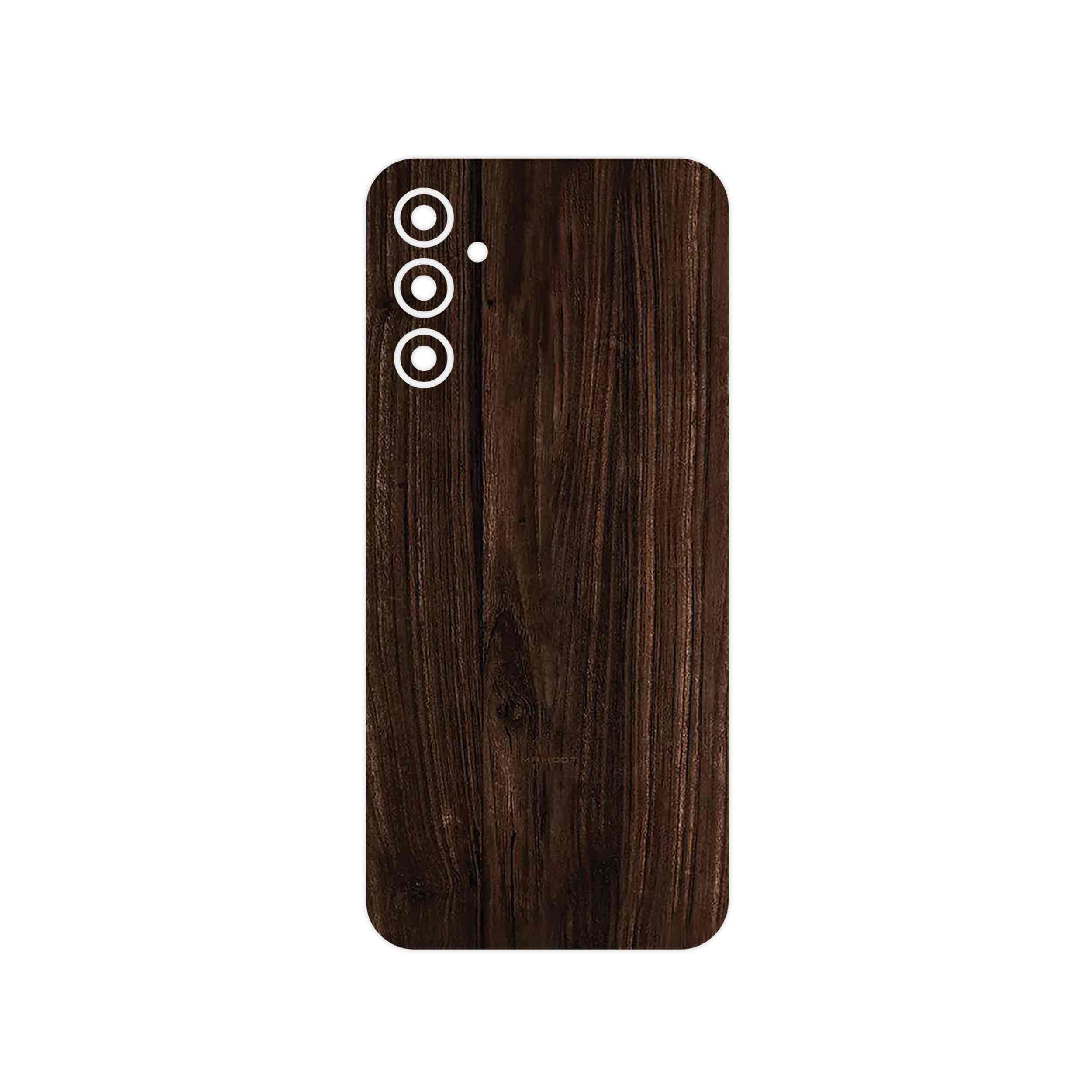 برچسب پوششی ماهوت مدل Dark_Walnut_Wood مناسب برای گوشی موبایل سامسونگ Galaxy A14