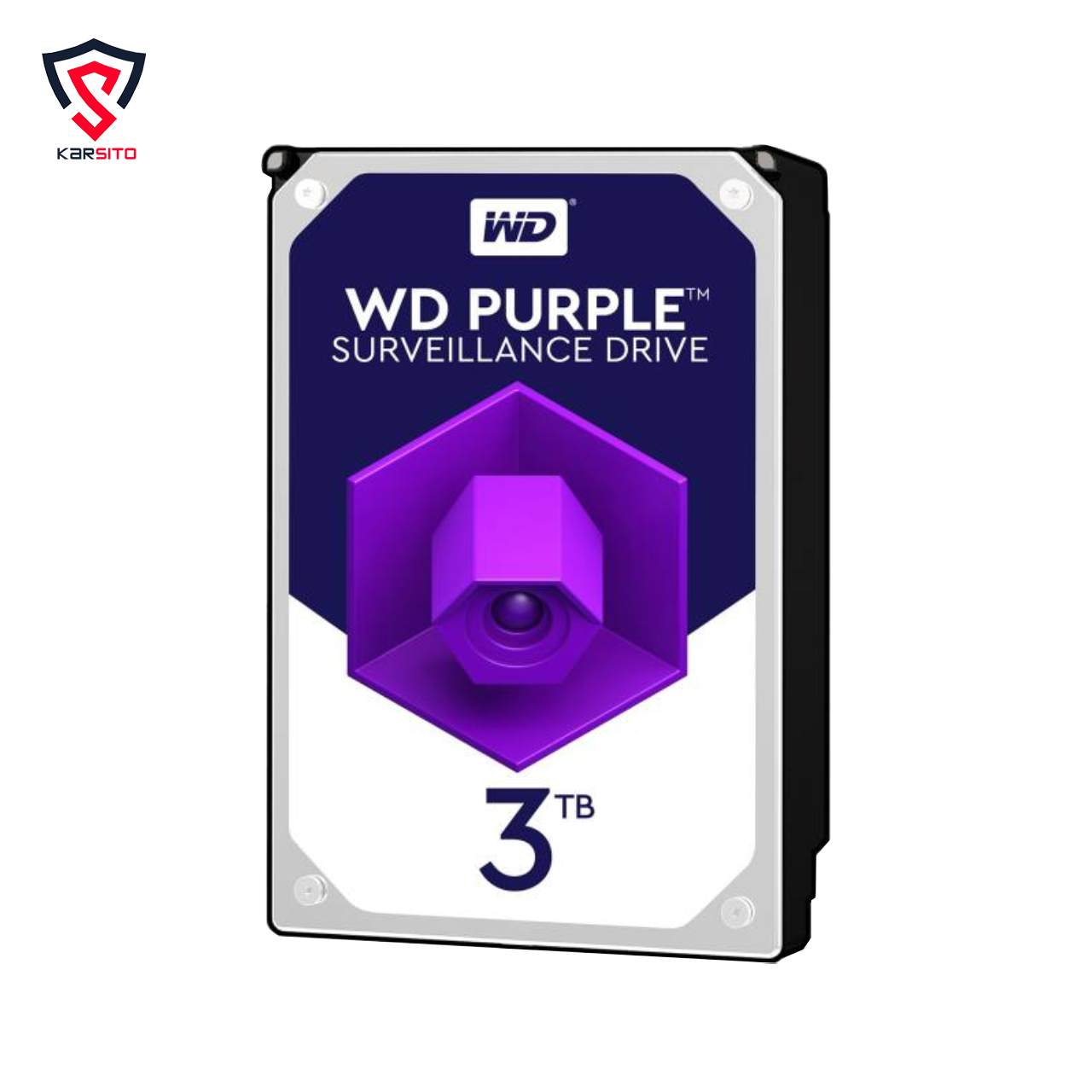 مشخصات، قیمت و خرید هارد دیسک اینترنال وسترن دیجیتال سری بنفش مدل Purple ظرفیت 3 ترابایت گارانتی 28 ماهه یونیک