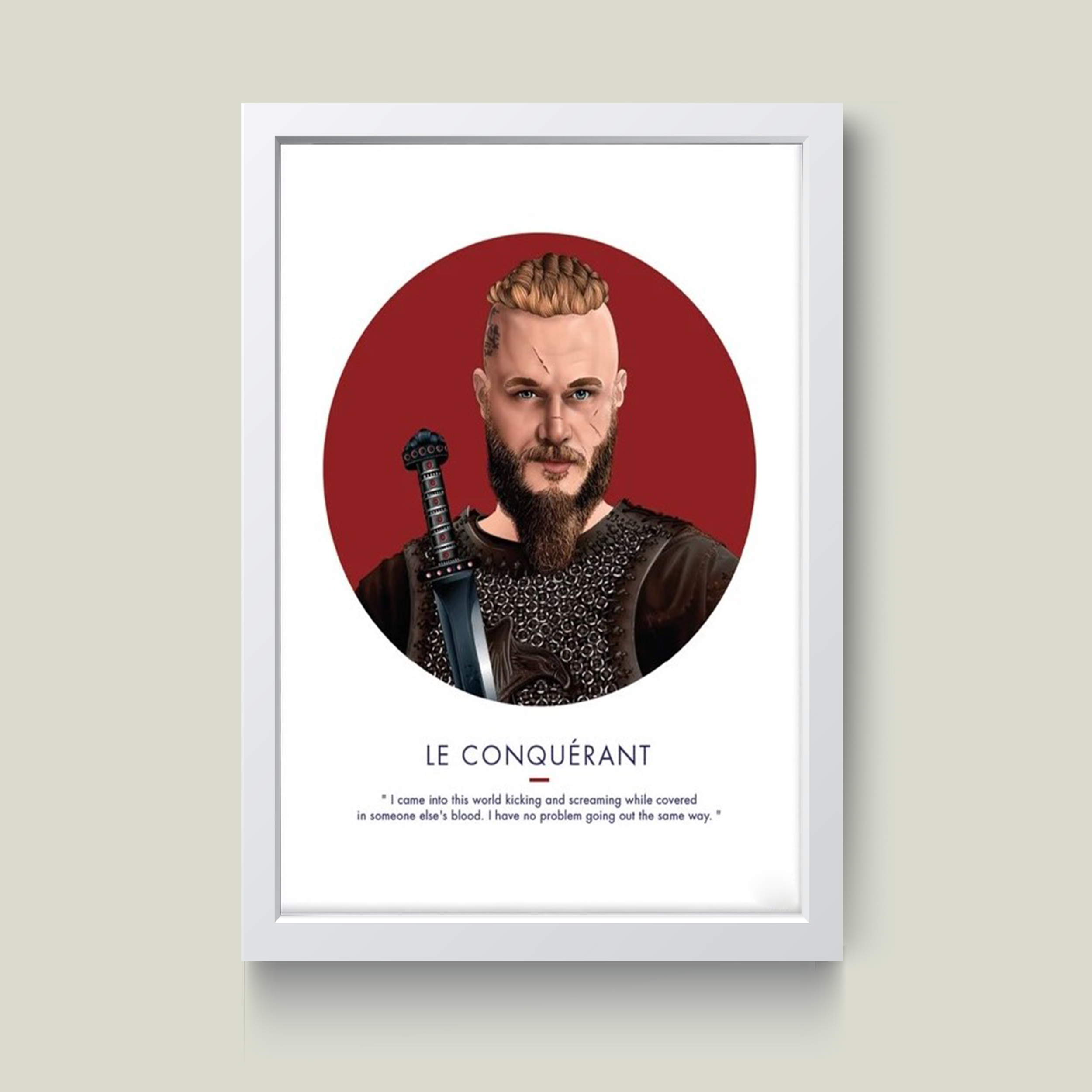 تابلو مدل دکوراتیو رگنار vikings کد G8-26