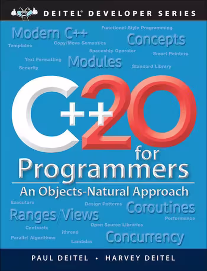 خرید و دانلود نسخه کامل کتاب C  20 for Programmers: An Objects-Natural Approach