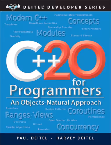 خرید و دانلود نسخه کامل کتاب C  20 for Programmers: An Objects-Natural Approach