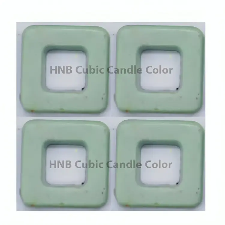 رنگ شمع مکعبی سبز دریایی