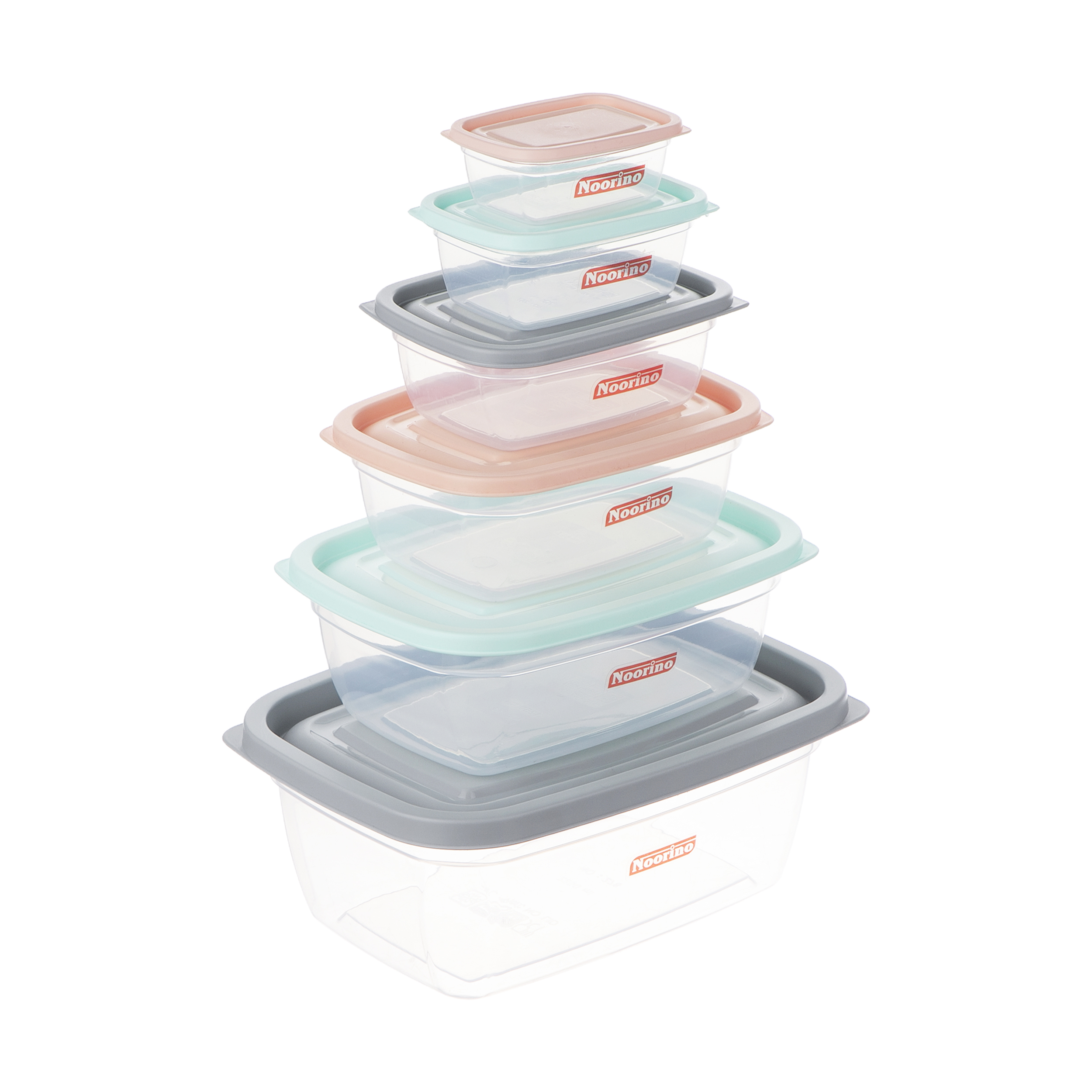 ظرف نگهدارنده نورینو مدل کاج مجموعه 6 عددی