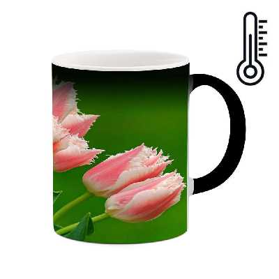 ماگ حرارتی طرح گل مدل mgh12114