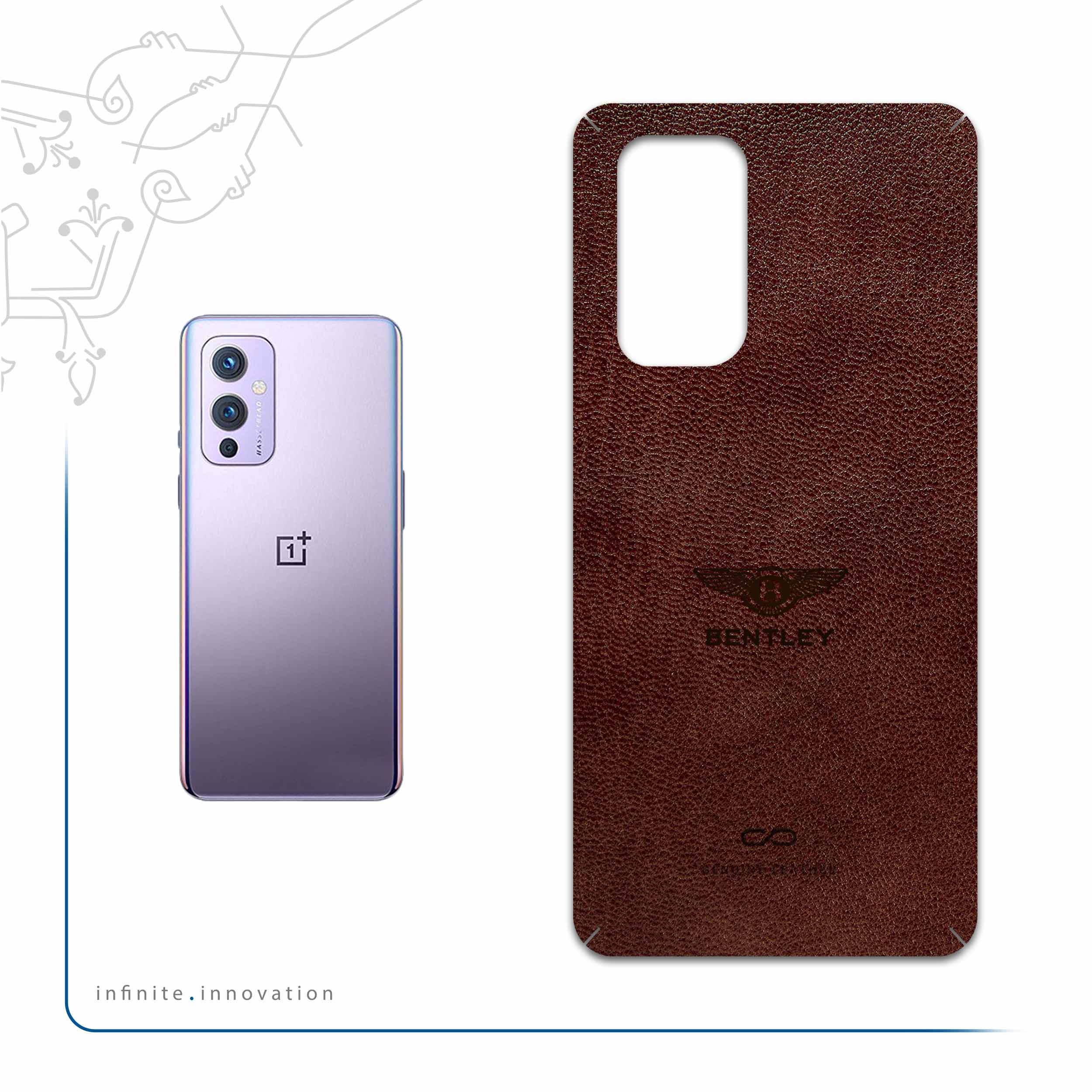 برچسب پوششی ماهوت مدل NL-BNTLY مناسب برای گوشی موبایل وان پلاس 9