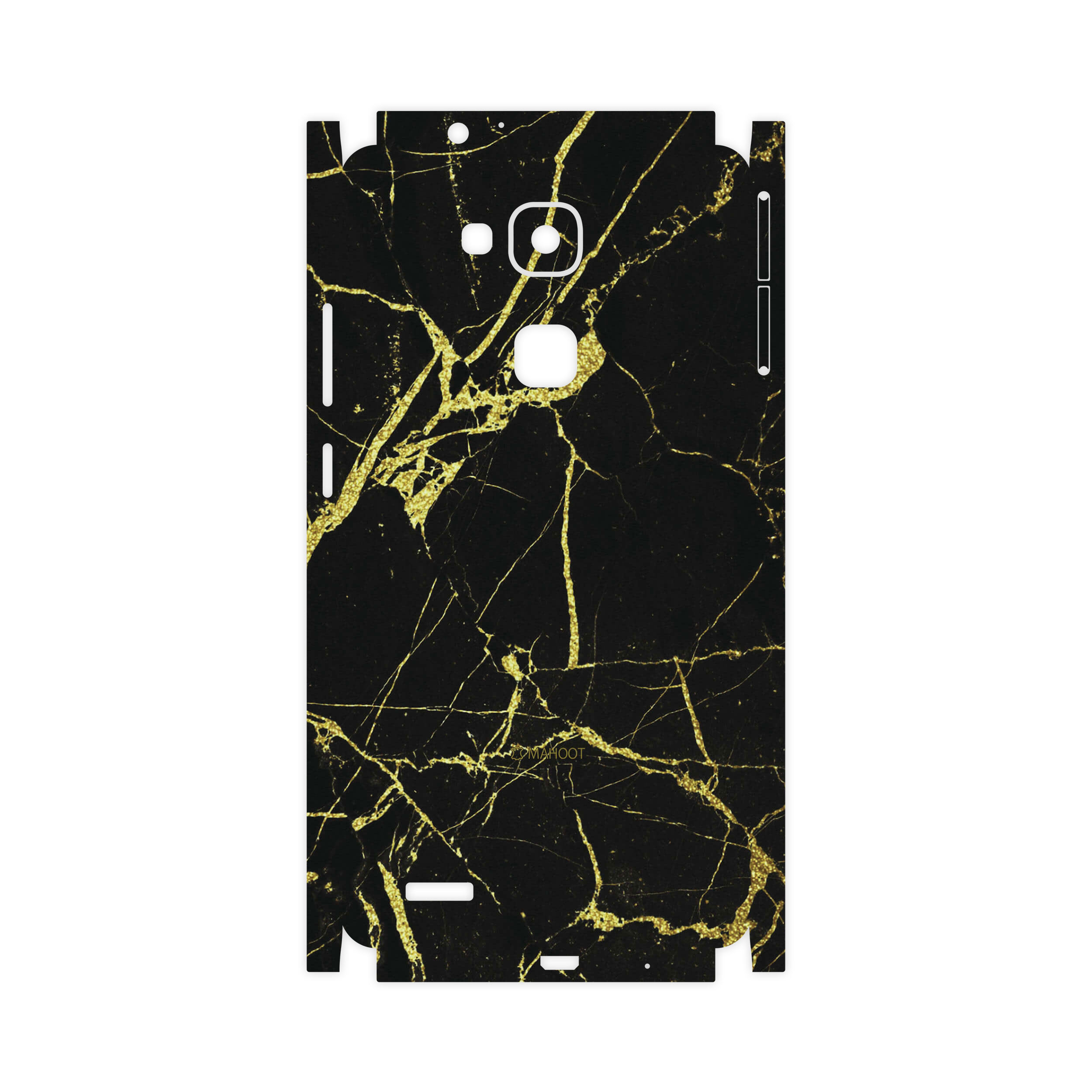 برچسب پوششی ماهوت مدل Graphite-Gold-Marble-FullSkin مناسب برای گوشی موبایل هوآوی Mate 7