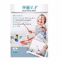 کاغذ فتو گلاسه 150 گرم ولف سایز A4