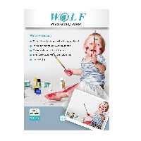 کاغذ فتو گلاسه 150 گرم ولف سایز A4