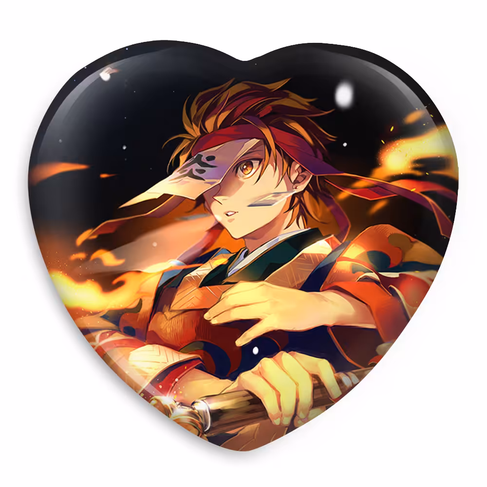 پیکسل خندالو طرح تانیجرو کامادو انیمه شیطان کش مدل قلبی کد 11459