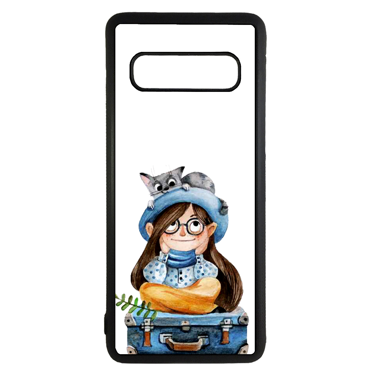 کاور طرح دختر کد 43163 مناسب برای گوشی موبایل سامسونگ galaxy s10 plus