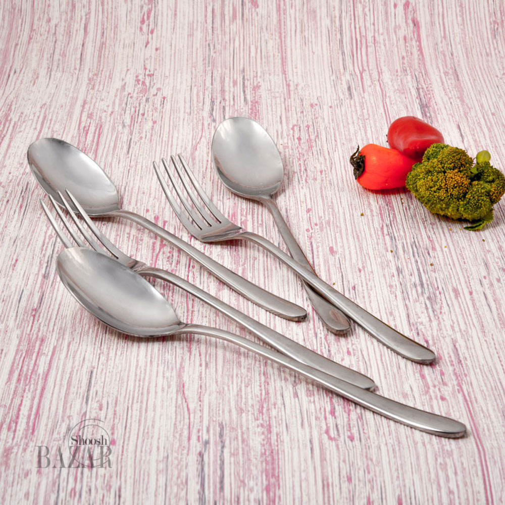 ست قاشق و چنگال 6 نفره ام جی اس مدل DF 001