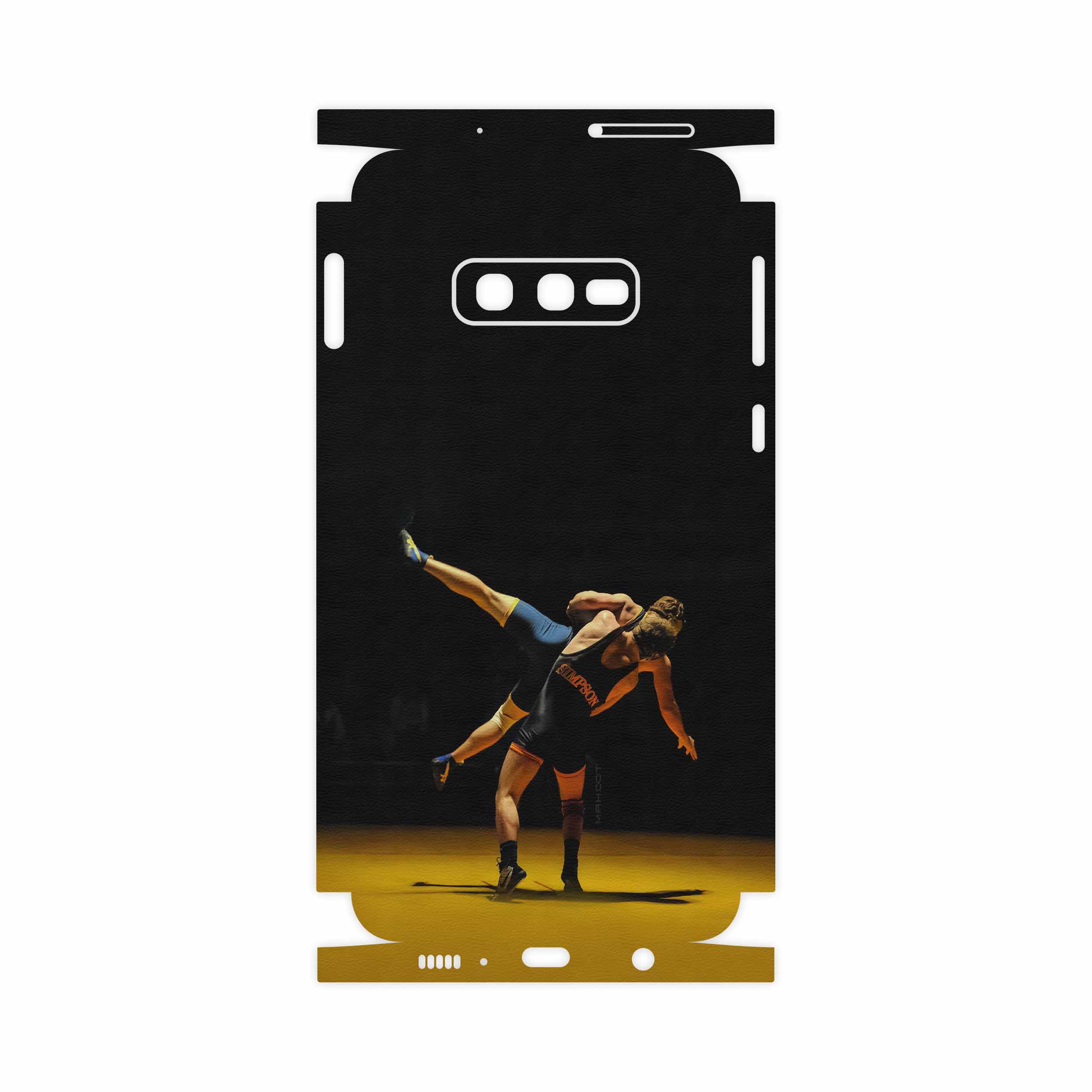 برچسب پوششی ماهوت مدل Wrestling-FullSkin مناسب برای گوشی موبایل سامسونگ Galaxy S10e
