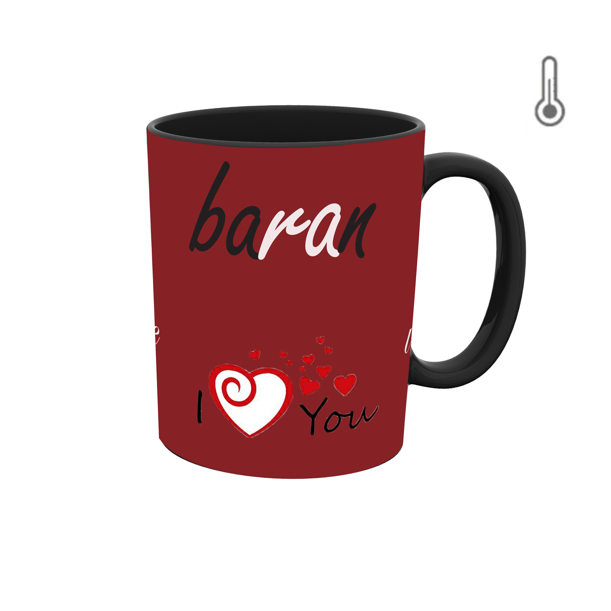 ماگ حرارتی طرح اسم باران 