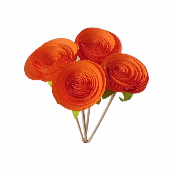 گل مصنوعی مدل رز ژولیت کد MK81 مجموعه 4 عددی