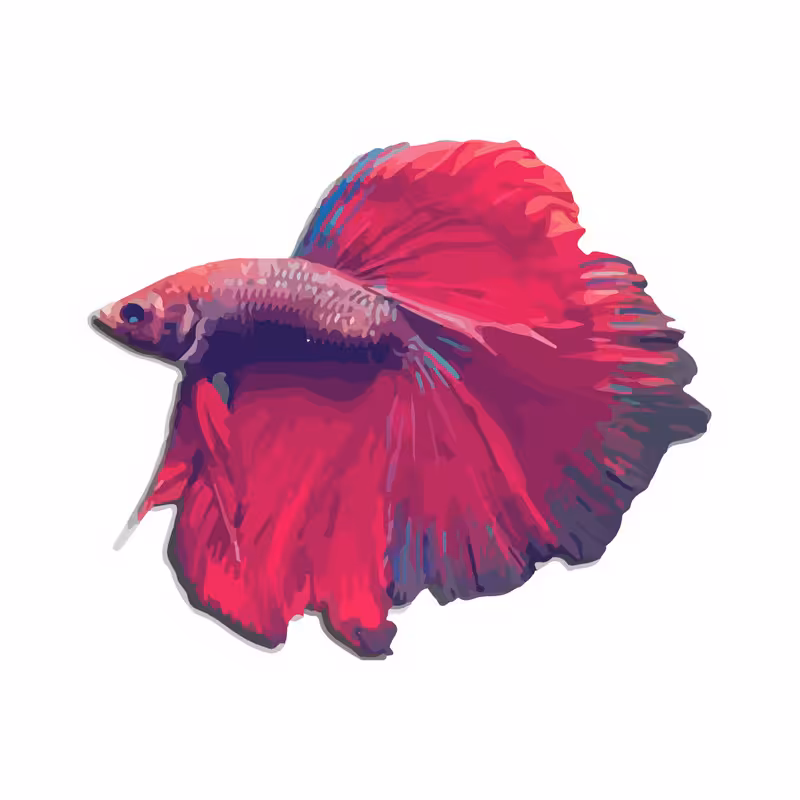 استیکر لپ تاپ طرح ماهی کد 935