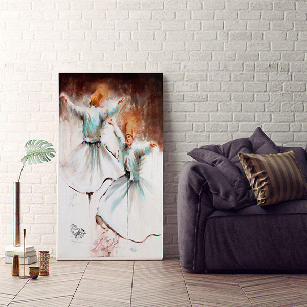 تابلو بوم طرح رقص سما کد TB143