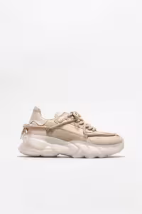 اسنیکر نود زنانه کفش ورزشی بژ اورجینال Elle