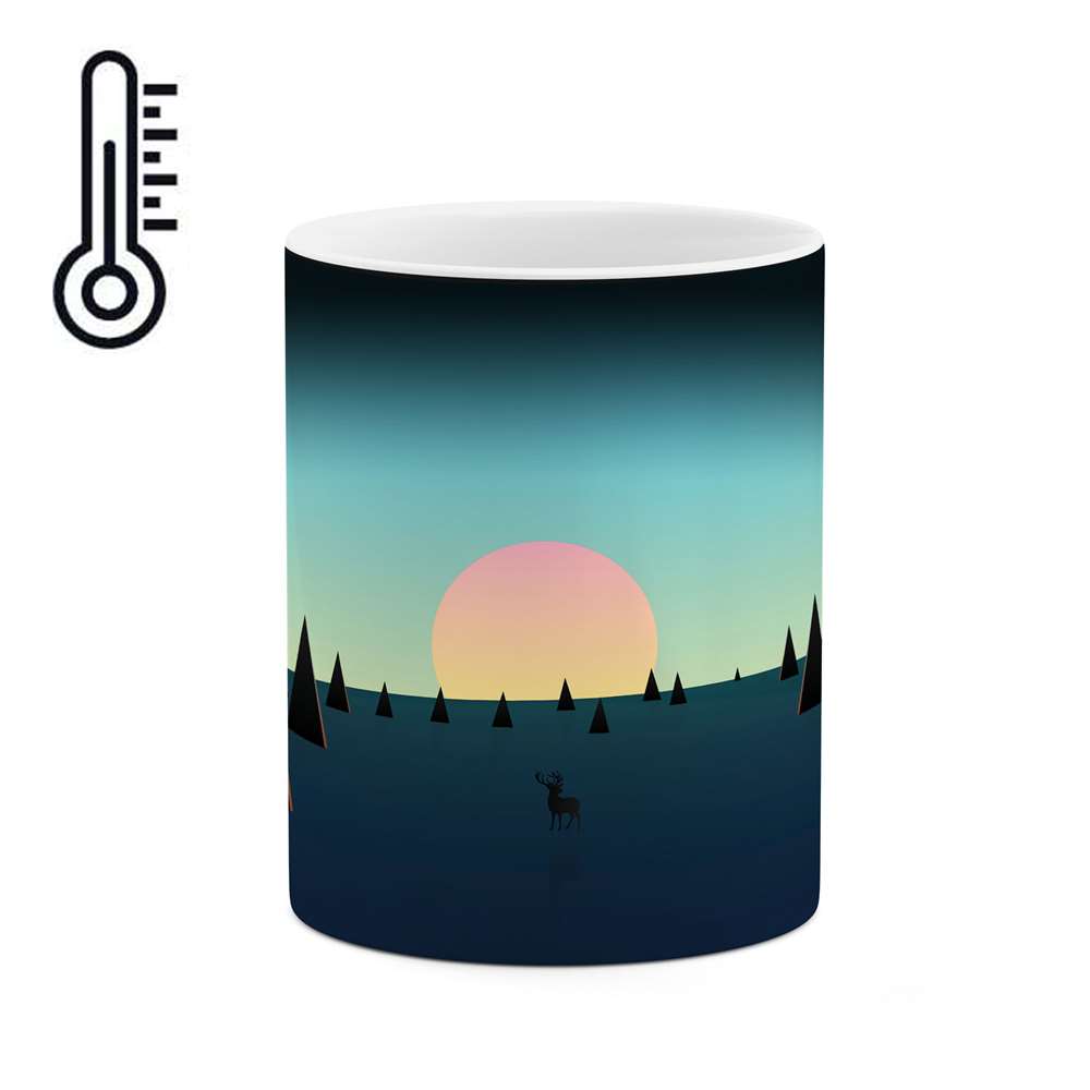 ماگ حرارتی طرح غروب مدل mgp01139