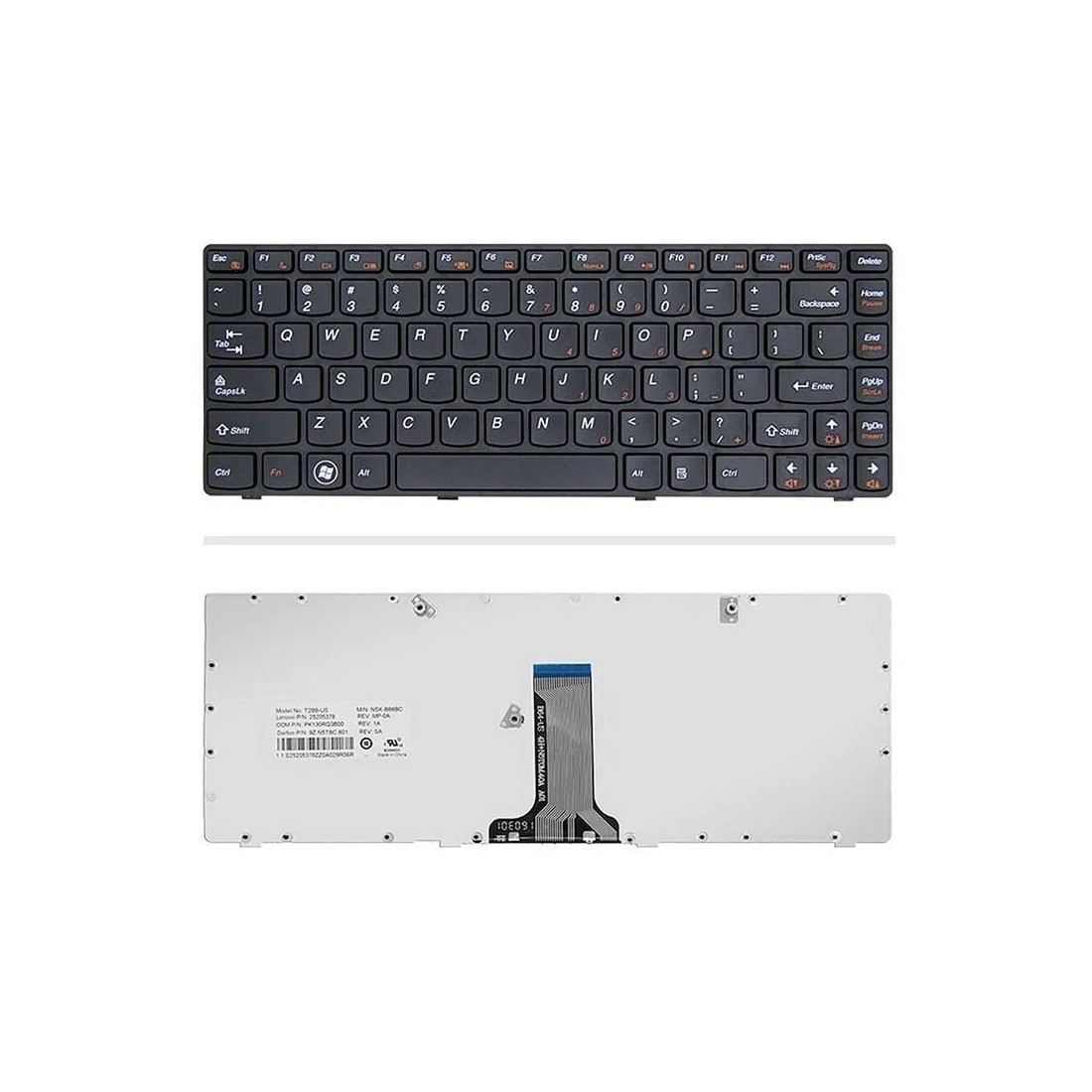 کیبورد لپتاپ لنوو G475 (IdeaPad | با فریم)