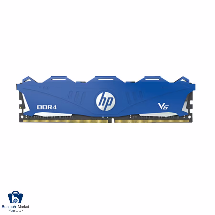رم دسکتاپ اچ پی مدل V6 16GB DDR4-3000MHz-cl16-Single Channel