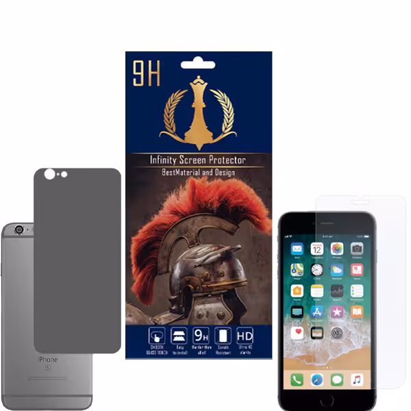 برچسب پوششی اینفینیتی مدل PR MAX مناسب برای گوشی موبایل اپل iPhone 6 PLUS / 6S PLUS به همراه محافظ صفحه نمایش