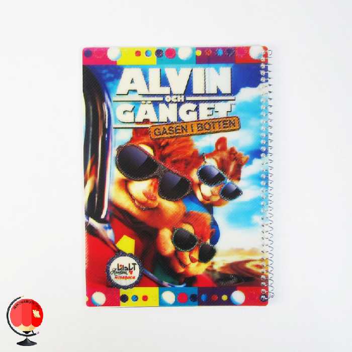 دفتر نقاشی 50 برگ سیمی طرح آلوین آپادانا