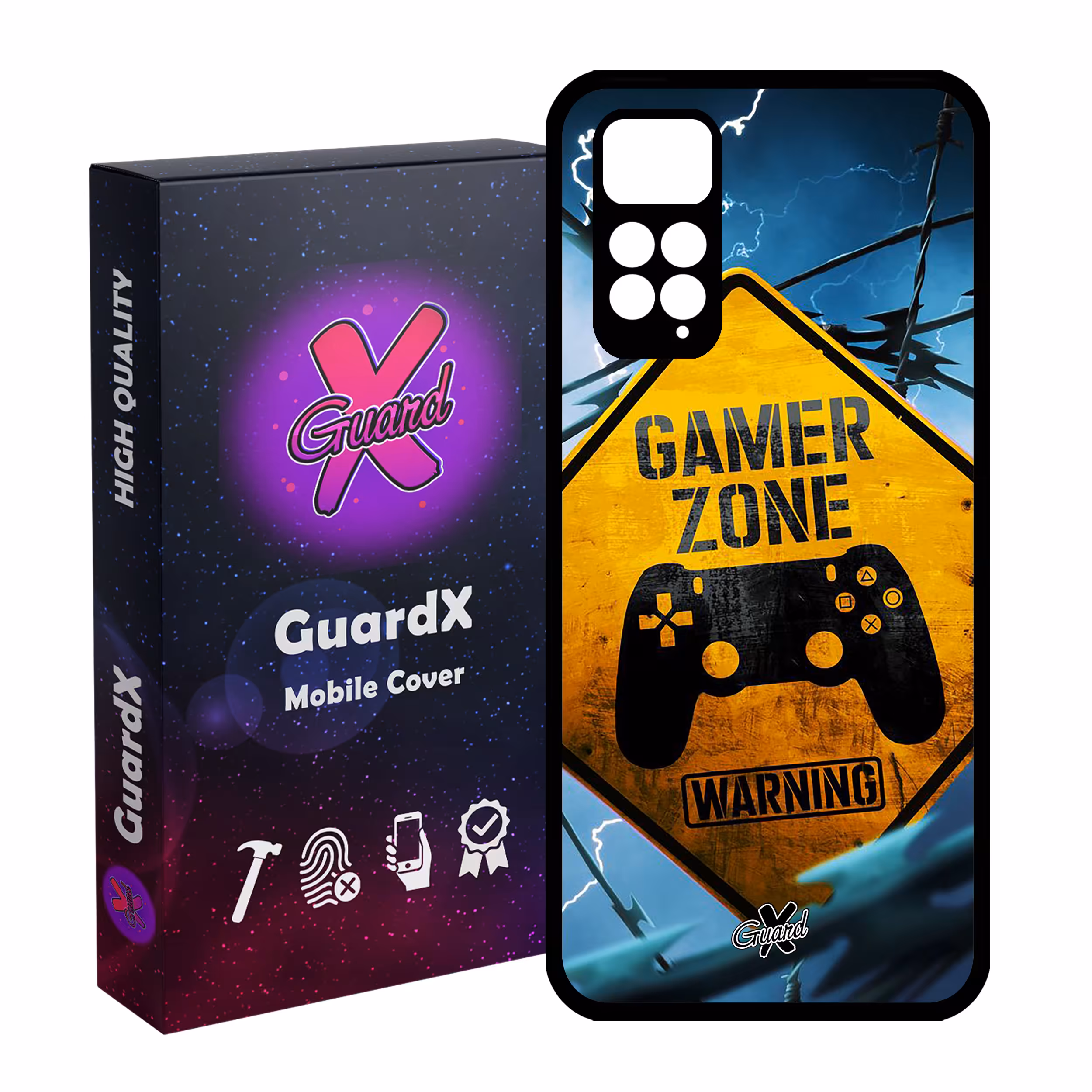 کاور گارد ایکس طرح Gamer مدل Glass10015 مناسب برای گوشی موبایل شیائومی Redmi Note 11S/ Note 11 4G