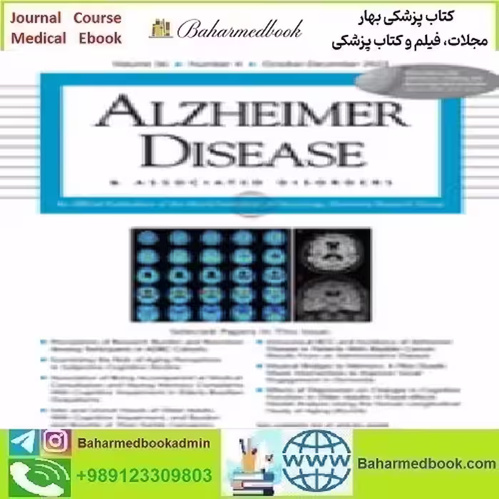 Alzheimer Disease &amp; Associated Disorders Volume 36