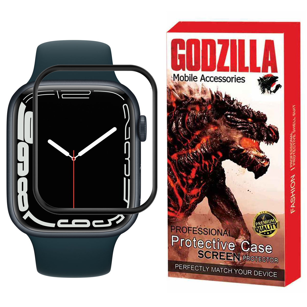 محافظ صفحه نمایش گودزیلا مدل G-PMMA مناسب برای اپل واچ 41 میلی متری