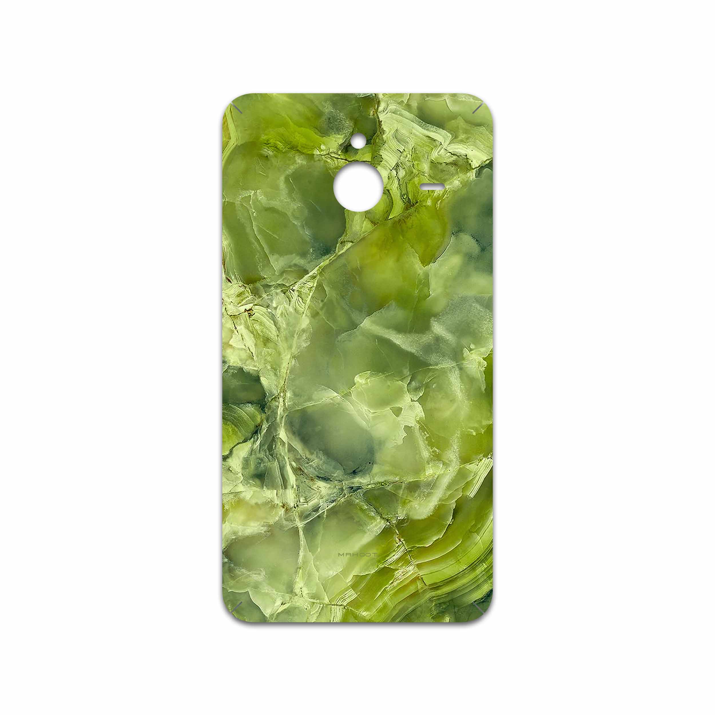 برچسب پوششی ماهوت مدل Green Crystal Marble مناسب برای گوشی موبایل مایکروسافت Lumia 640 XL