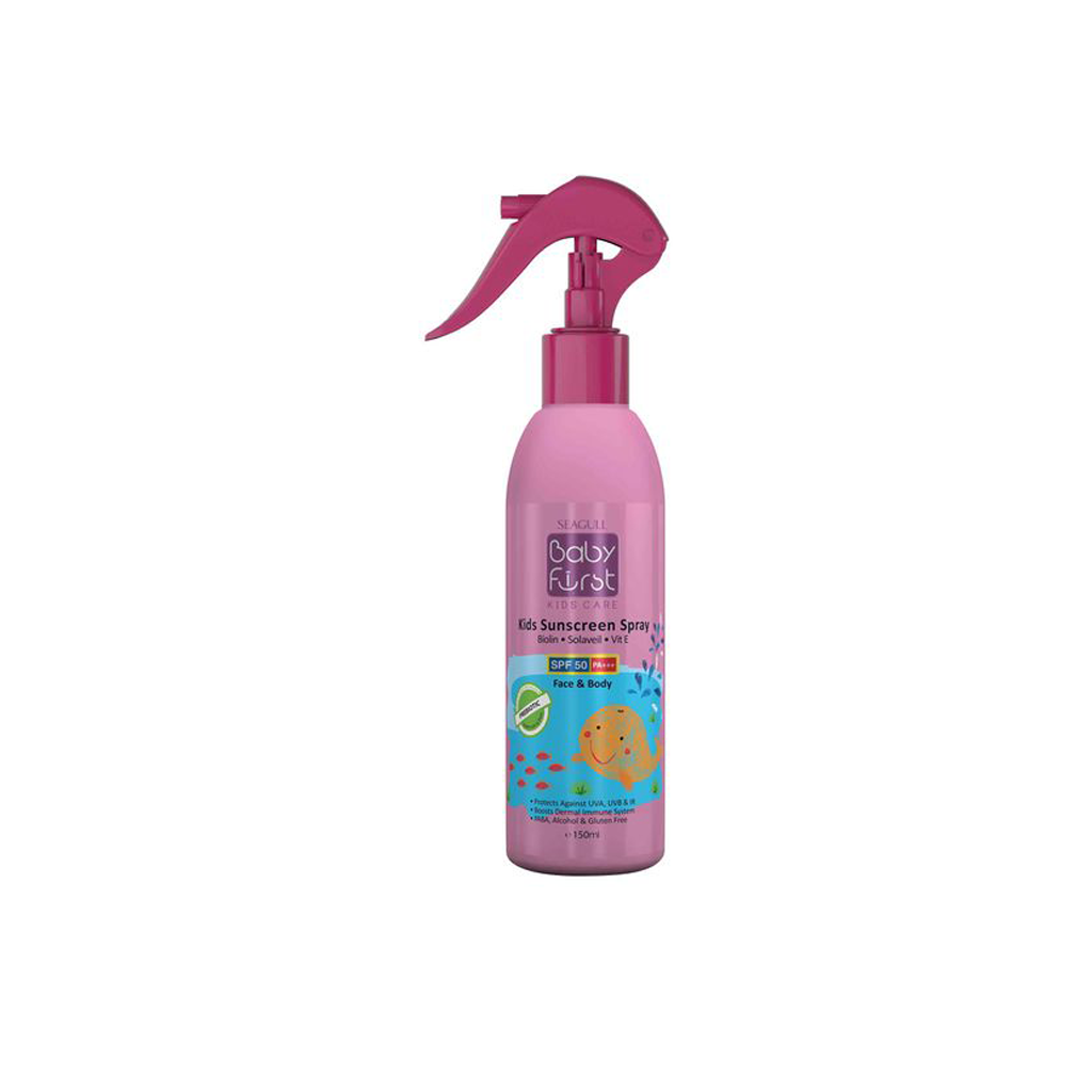 اسپری ضد آفتاب SPF 50 کودکان دخترانه بیبی فرست