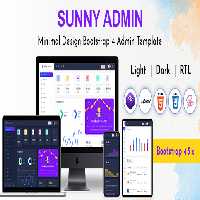 دانلود قالب بوت استرپ مدیریتی Sunny Admin