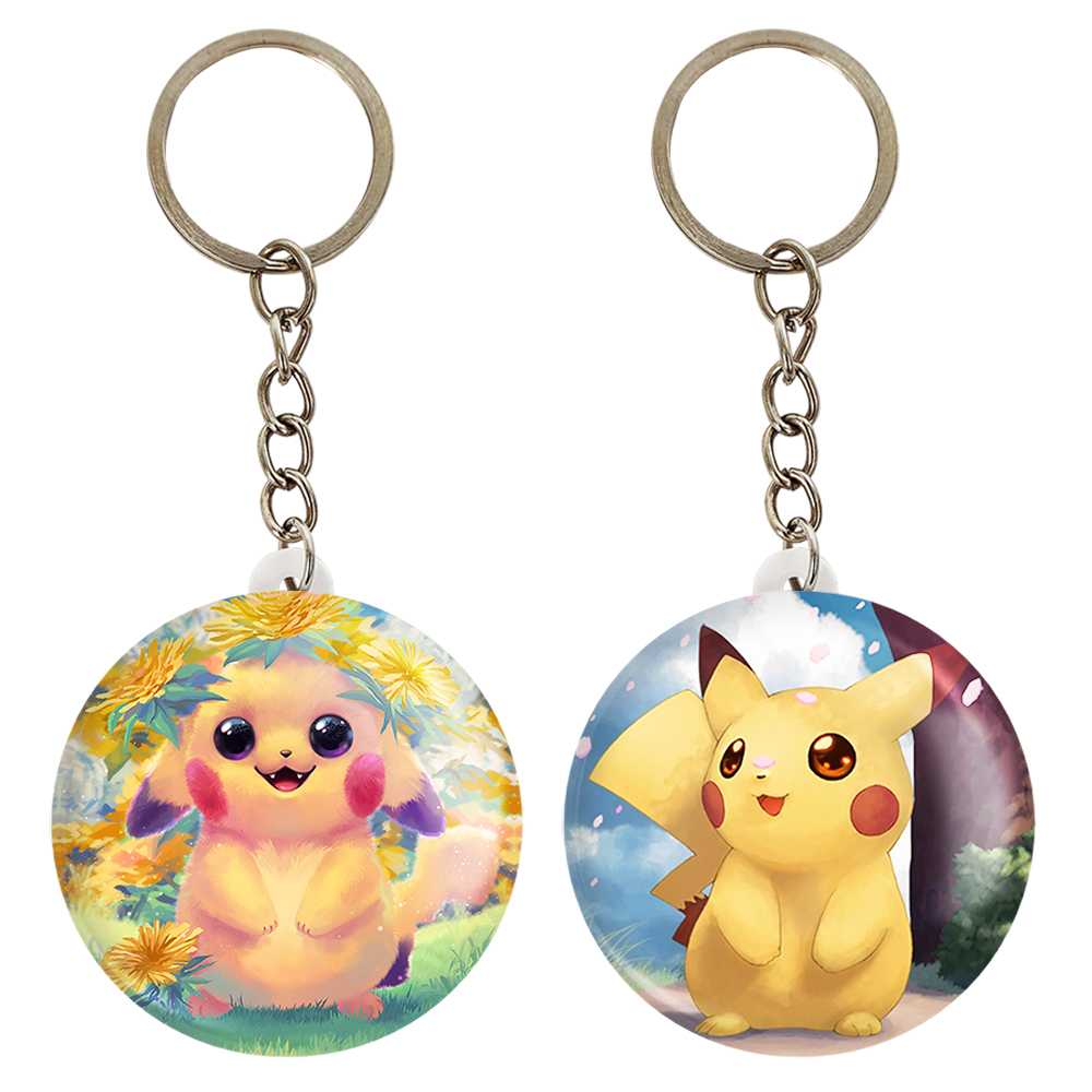 جاکلیدی خندالو مدل پیکاچو انیمه پوکمون کد 1736017367 مجموعه 2 عددی