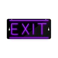چراغ دیواری نئون دیزاین طرح Exit-BL_PR