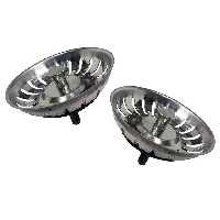 صافی سینک دو قلو استیل ضد زنگ با کیفیت 1عدد