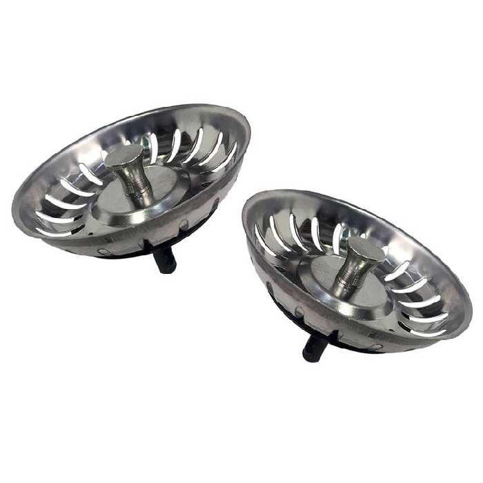 صافی سینک دو قلو استیل ضد زنگ با کیفیت 1عدد