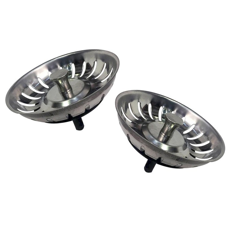 صافی سینک دو قلو استیل ضد زنگ با کیفیت 1عدد